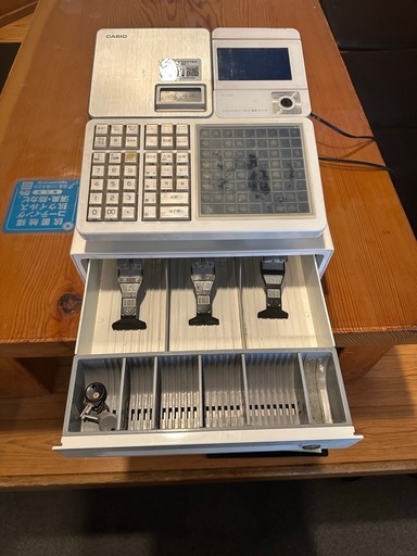 レジスターCASIO SR-C500-S4WE コインカウンター レジスターCASIO SR-C500-S4WE コインカウンター