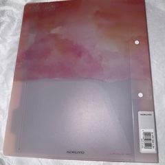 Campus 2穴バインダー A4 ピンクの画像