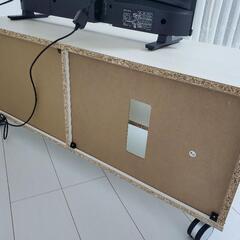 美品　ニトリ　TV台　棚　ローボード　白　の画像
