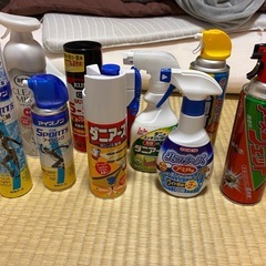 スプレー缶各種まとめてセット 虫除け ダニアース 消臭 潤滑油 等
