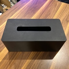 ティッシュボックス　ティッシュケース　黒