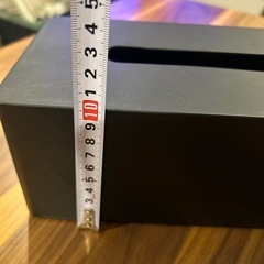 ティッシュボックス　ティッシュケース　黒の画像