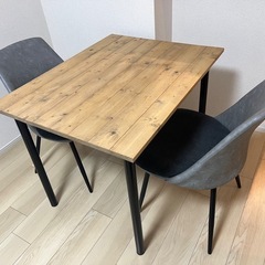 家具 ダイニングセット　机　椅子の画像