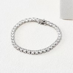 シルバークリスタルブレスレットの画像