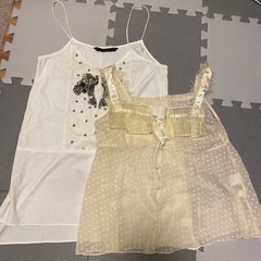 ZARABASIC FETRO GIRL シフォンキャミソール　...