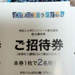 伊豆グランイルミご招待券　2名様分