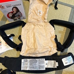 【値下げしました！】エルゴベビー　抱っこ紐　ブラック✖︎キャメルの画像