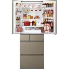 【美品】Panasonic 6ドア冷蔵庫 500L アルベロゴールド NR-F505HPX-N（2020年製／2021年購入）の画像