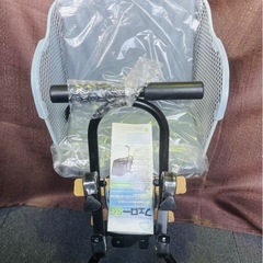 【新品未使用品】自転車用 フロントチャイルドシート グレー