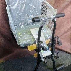 【新品未使用品】自転車用 フロントチャイルドシート グレーの画像