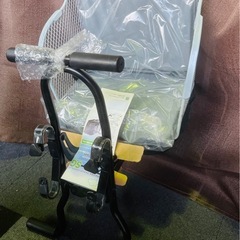 【新品未使用品】自転車用 フロントチャイルドシート グレーの画像