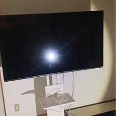 55インチ　マルゼン　チック　液晶テレビ　ビ　テレビスタンド付き