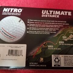 ⛳　新品　GOLF　ゴルフボール　ツーピース　12個入り　⛳☀️💦の画像