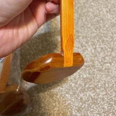木製　おたま　2個の画像