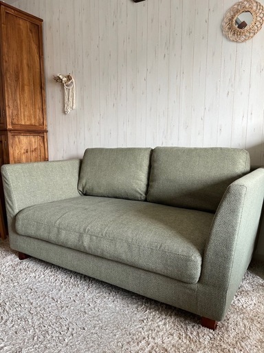 NOCE ノーチェ　薄グリーン　2人掛けソファ　おしゃれ