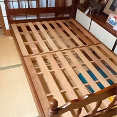 セミダブルベッド フレーム アンティーク カントリー