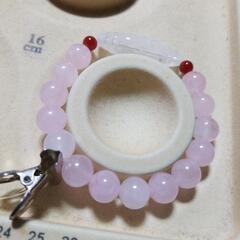 天珠＆ローズクォーツ ※ ブレス