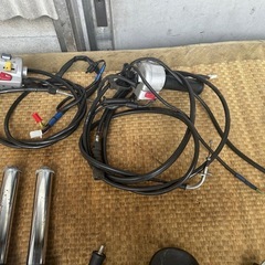 ③　ヤマハ ギア UA06J UA07J UA08J フロントフォーク メインキー 左右スイッチ  ワイヤー ミラーの画像
