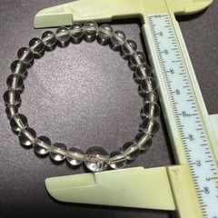 梵字入り水晶ブレスレット本尊・【阿弥陀如来】梵字【キリーク】水晶ブレス 天然石【お値下げ致しました】の画像