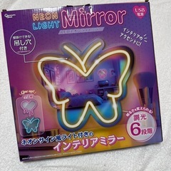 LEDネオンライトミラー