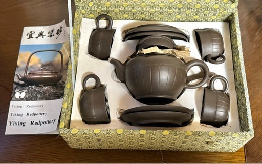 中国茶三缶セット 5BOX 中国土産（中国製ブリキ茶缶ミニ50g