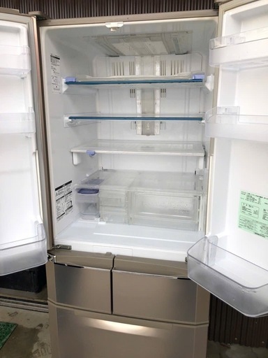 NO B222 ?福岡市内配送設置無料✨?三菱 MR-E47S-F 冷蔵庫 (フローラル) MR-E47S-F