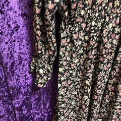花柄良品ワンピースＬサイズレディースの画像
