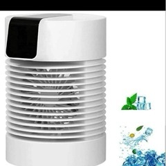 冷却器 冷風扇 卓上扇風機 ミニクーラー 氷入れ可 卓上クーラー...