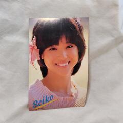 当時物　昭和アイドル　松田聖子　小泉今日子　ピンナップ　ポスター