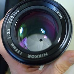 優良品　NIKON NIKKOR 135mm F3.5 Ai