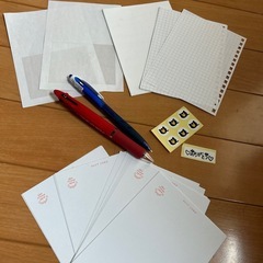シール、ボールペン、メモ帳、ポストカード