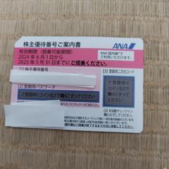 ANA株主優待券③