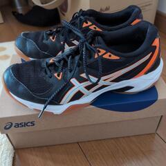 バレーボールシューズ　asics　25.0の画像