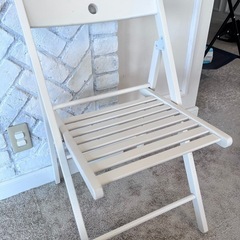 ⭐️IKEA無料⭐️TERJE6脚⭐️ホワイト⭐️折りたたみチェア
