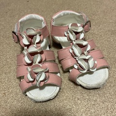 プチマイン　女の子　夏用サンダル　ピンク