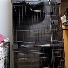アイリスオーヤマ 猫ケージ スリム 3段 ファニチャースタイルケ...
