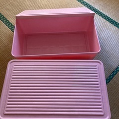  蓋付き収納ケース　2個セット