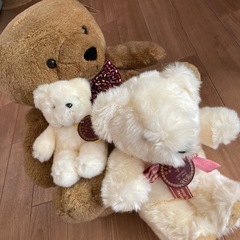 テディベア　くま　ぬいぐるみ　3個
