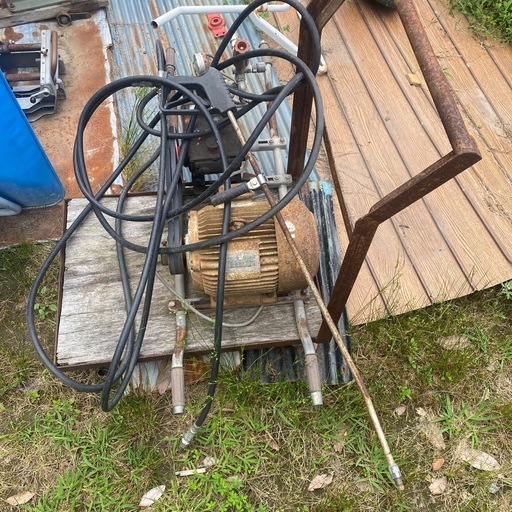 動噴機　どうふんき　　ジャンク　200v 電機式