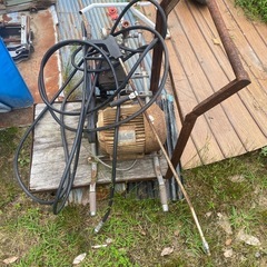 動噴機　どうふんき　　ジャンク　200v 電機式