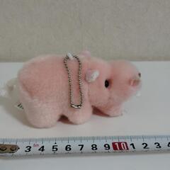 ピンクのカバ　ぬいぐるみの画像
