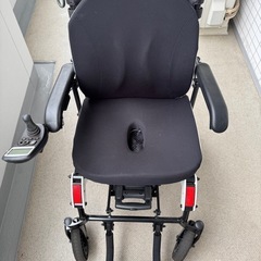 折りたたみ式　電動車椅子　の画像