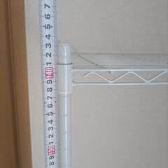スチールラック　白の画像