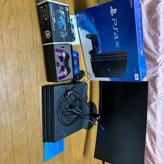 PS4Pro.コントローラー.モニターセット