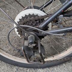 前カゴ付き折り畳み自転車の画像