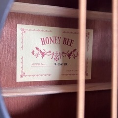 guitar ギター　Honey bee 良品の画像