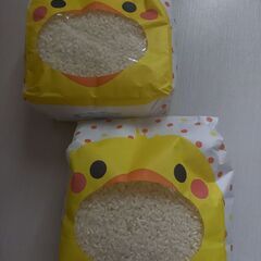 2袋【ほたる米】精米済み白米800～850g★特別栽培米★物々交換OK