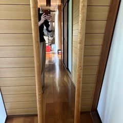 姿見 ミラー　ウッド