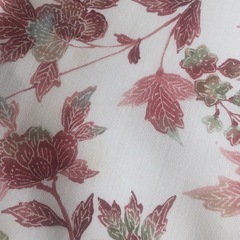 小豆色　銀糸　お着物　羽織の画像