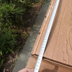 木製花台 ダークウッド 約50cm x 33cmの画像